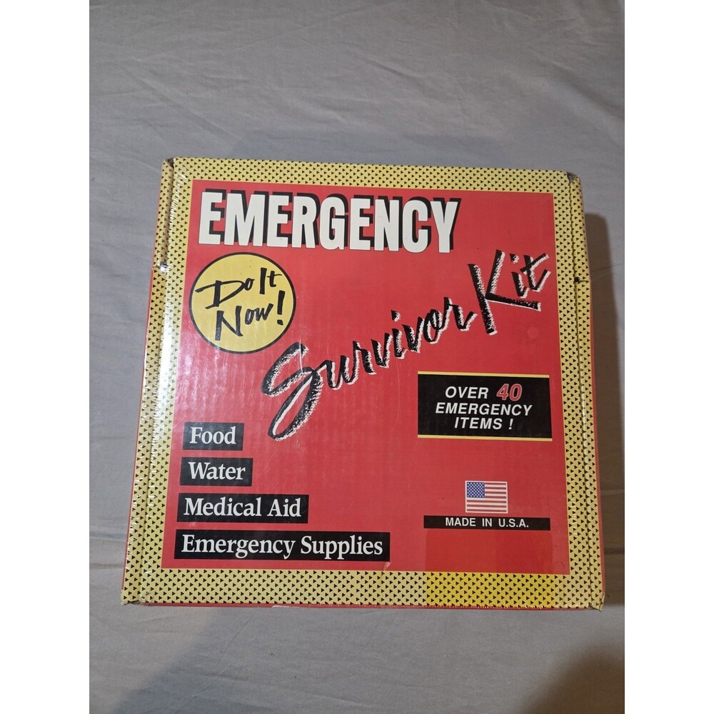 Vintage Emergency Survivor Kit The Wallace Guidebook - Do It Now! NIB Sealed